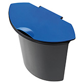 HELIT Inzetbakje - 6 liter - Kunststof - Zwart blauw