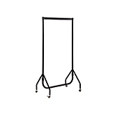 Kledingrek zwart 90 cm bxhxd 90x156x52 cm