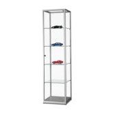 Vitrine WMS H500 Tech met 4x legbord 460 x 460 5 mm incl. steunen, max 10 kg