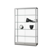 Vitrine WME 1200 Tech met 4x legbord 1148 x 348 8 mm incl. steunen, max 7 kg