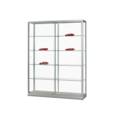 Vitrine WME 1500 Tech met 4x legborden 710 x 348 6 mm incl. steunen, max 6 kg