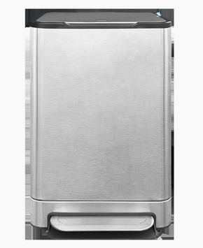 Pedaal Prullenbak 40L RVS Zilver
