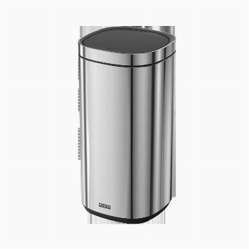 Touch Prullenbak 50L RVS Zilver