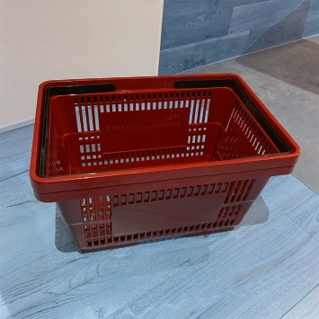 Winkelmandjes 22 liter rood (set van 2)